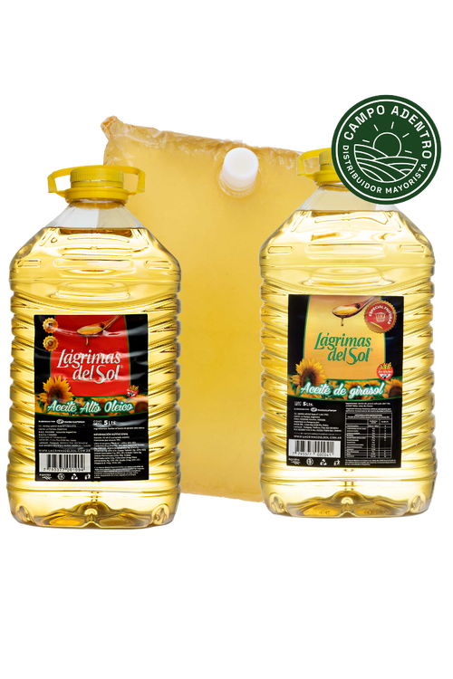 Aceite girasol alto oleico Lagrimas del sol y campo adentro 